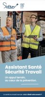 Assistant santé sécurité travail - Dépliant métier